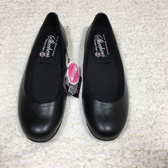 NWT Skechers Memory Foam Slim Resistant Flats